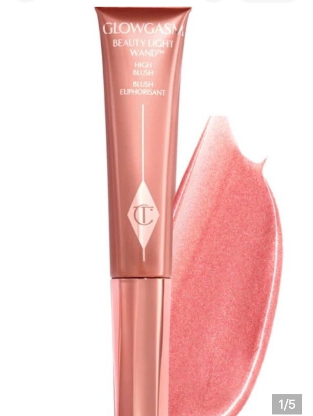 Charlotte Tilbury Glowgasm Beauty Light Wand High Blush - Coral Pink Shimmer